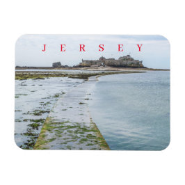 Jersey Elizabeth Castle Kauseway-Ansichtsmagnet Magnet