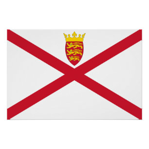 Jersey Flag Poster