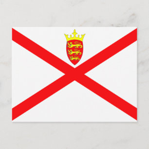 Jersey Flag Postkarte