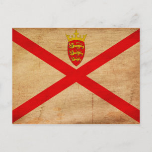 Jersey Flag Postkarte