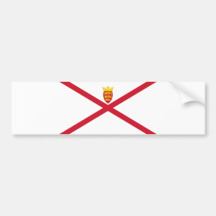 Jersey-Flagge Autoaufkleber