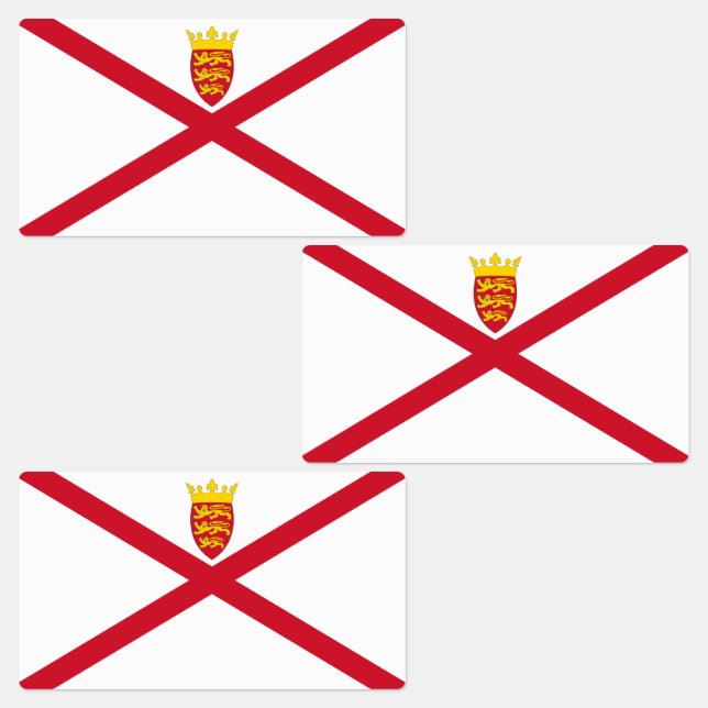 Jersey-Flagge Etiketten (Gruppe)