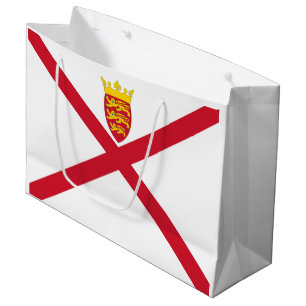 Jersey-Flagge Große Geschenktüte