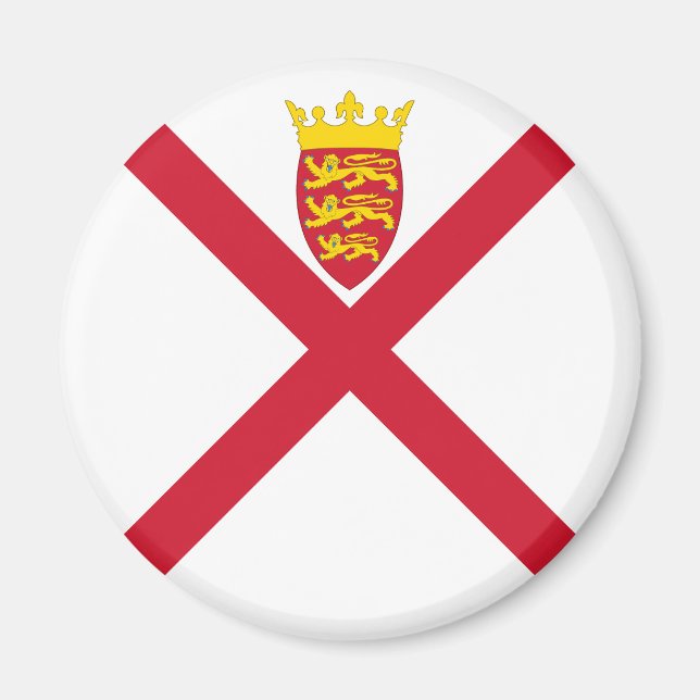 Jersey-Flagge Magnet (Vorne)