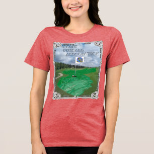 Jersey-Flipperautomat-Vereinigung PinGolf - Tri-Blend Shirt