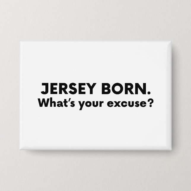 Jersey Geboren Button (Vorderseite)