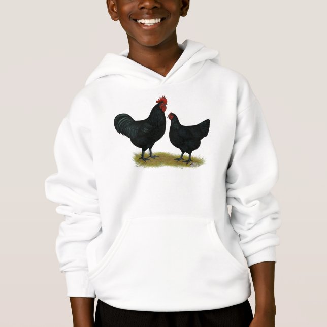 Jersey Giant Chickens Hoodie (Vorderseite)