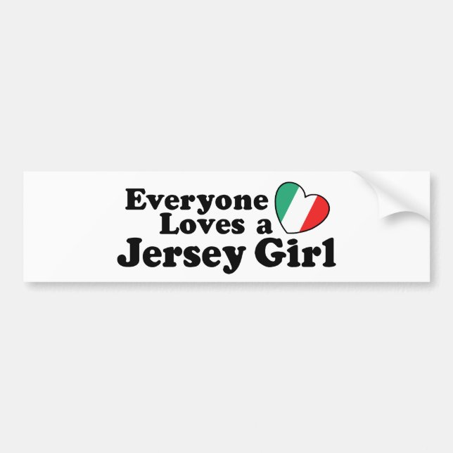 Jersey Girl Autoaufkleber (Vorne)
