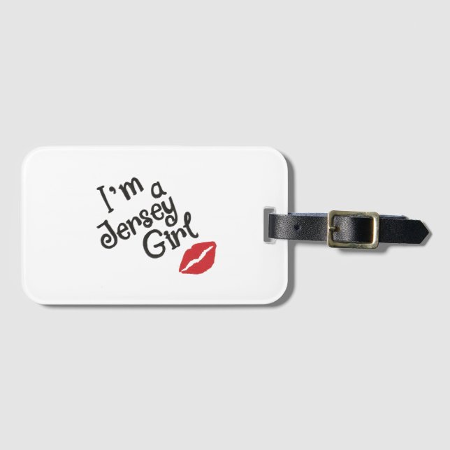 Jersey Girl Luggage Tag Gepäckanhänger (Vorderseite (Horizontal))