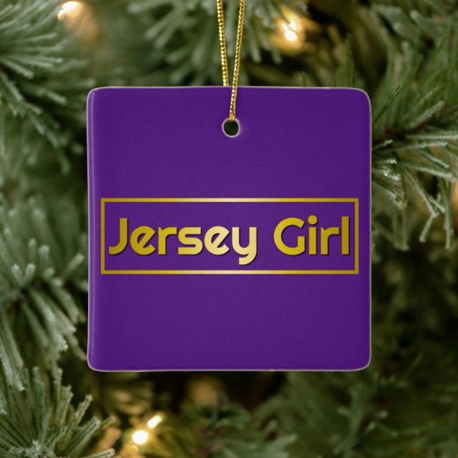 Jersey Girl Mini Keramikornament (Baum)