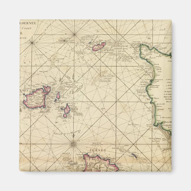 Jersey, Guernsey Magnet (Vorne)