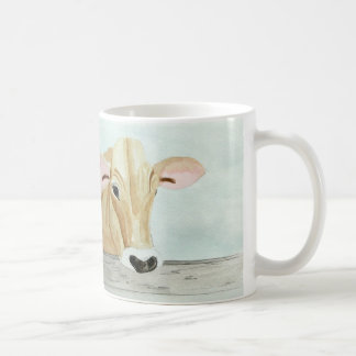 Jersey-Kuh und "Bedarfs-Creme? ' Kaffeetasse
