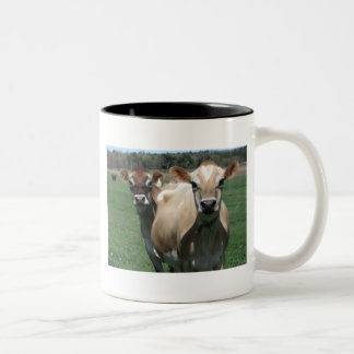 Jersey-Kühe Zweifarbige Tasse