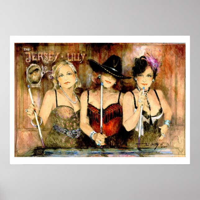 Jersey-Lilie Poster (Vorne)
