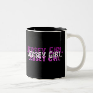 JERSEY-MÄDCHEN-Geschenke u. -grüße Zweifarbige Tasse