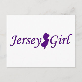 Jersey-Mädchen Postkarte