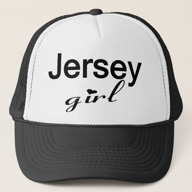 Jersey-Mädchen Truckerkappe (Vorderseite)
