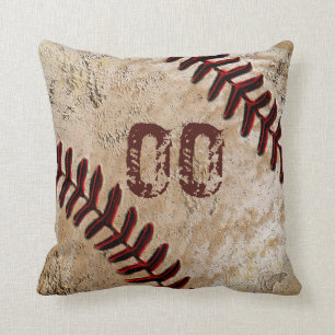 JERSEY-NUMMER Personalisierten Baseball-Kissen Kissen