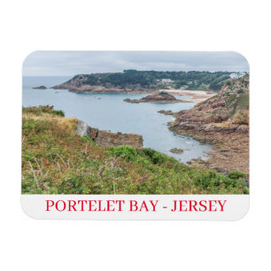 Jersey Portelet Bay Kühlschrankmagnet Magnet