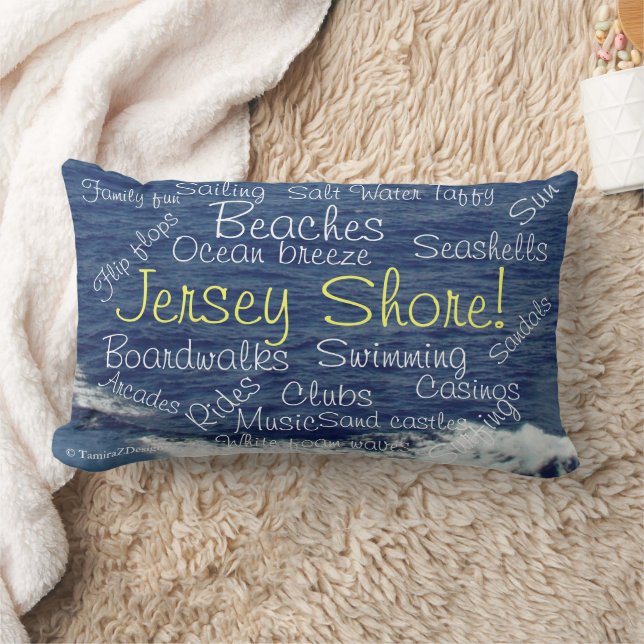 Jersey Shore Beach Vague de Coussin de tranquillit (Couverture)