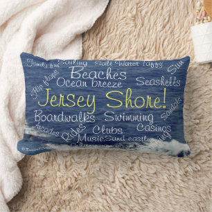 Jersey Shore Beach Waves Ruhe Kissen