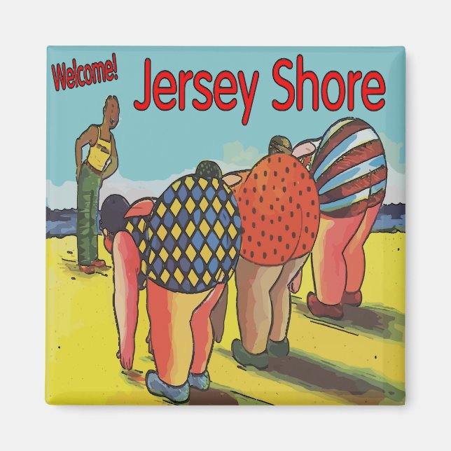 Jersey Shore Exercise Class Magnet (Vorne)