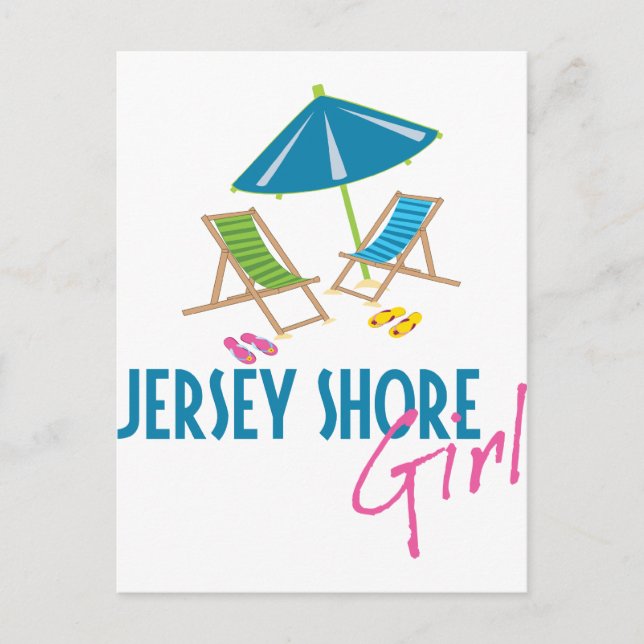 Jersey Shore Girl Postkarte (Vorderseite)