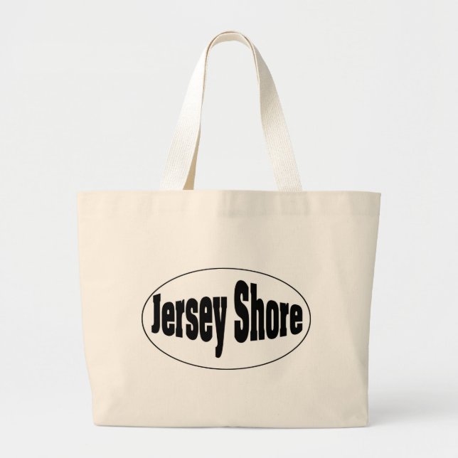 Jersey Shore Oval Jumbo Stoffbeutel (Vorne)