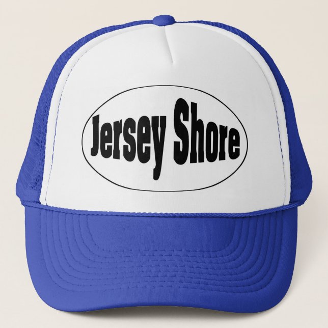 Jersey Shore Oval Truckerkappe (Vorderseite)