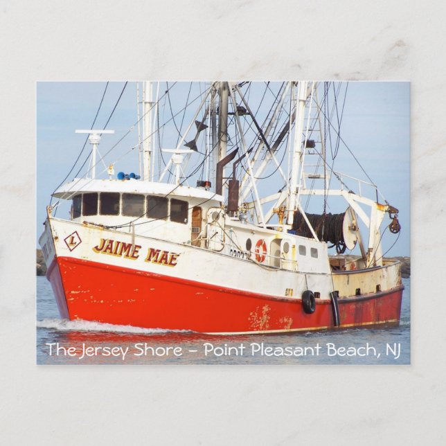 Jersey Shore - Pt. Angenehmer Strand - Jaime Mae Postkarte (Vorderseite)