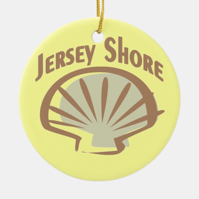 Jersey Shore Vintag Keramikornament (Vorne)