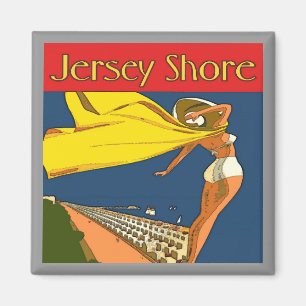 Jersey Shore Vintag Magnet