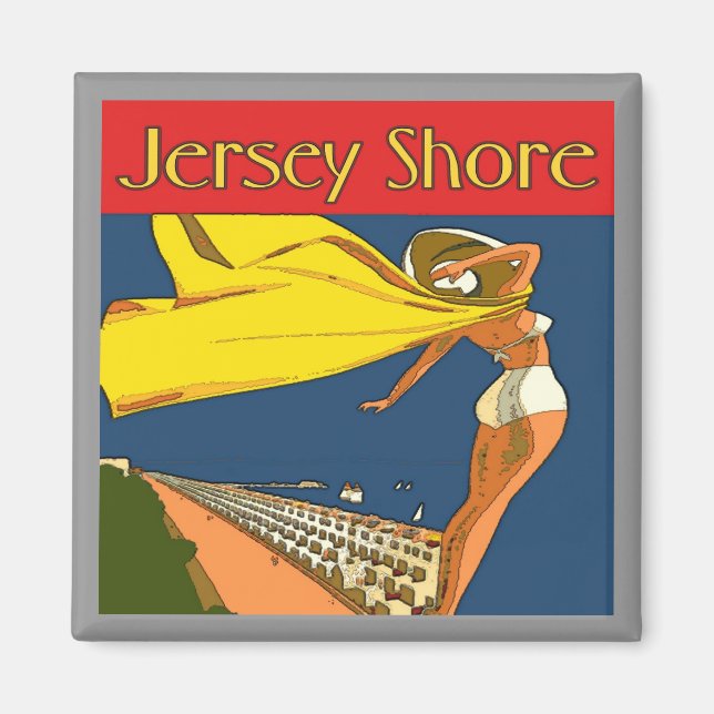 Jersey Shore Vintag Magnet (Vorne)