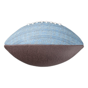 Jersey-Streifenmuster in Babyblau Football