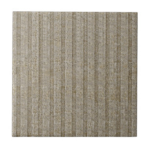 Jersey-Streifenmuster in sanftem Beige Fliese