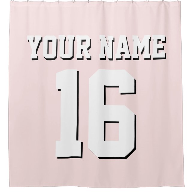 Jersey Team Duschvorhang (Vorderseite)