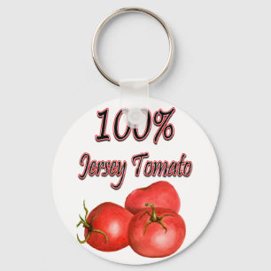 Jersey-Tomate 100% Schlüsselanhänger