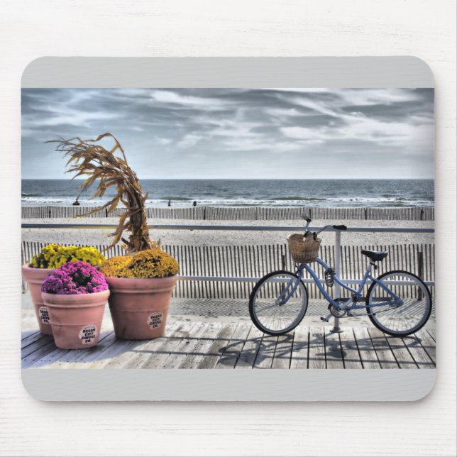 Jersey-Ufer-Promenade HDR Mousepad (Vorne)