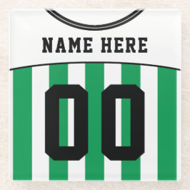 Jersey Untersetzer, Fußball Glasuntersetzer