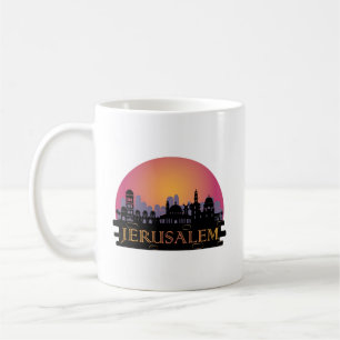 Jerusalem Alte Stadt Skyline - Israel Reisen Kaffeetasse