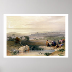 Jerusalem, April 1839, plate 22 from Volume I of ' Poster