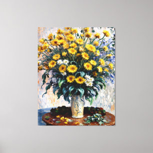 Jerusalem Artichoke Blume Leinwanddruck