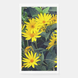 Jerusalem Artichoke Blume Paper Napkin Serviette