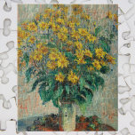 Jerusalem Artichoke Blume von Claude Monet<br><div class="desc">Jerusalem Artichoke Blume (1880) von Claude Monet ist ein Vintager Impressionist feines Blumenwerk Stillleben Gemälde mit blühenden Jerusalem Artischocken Blume in einer Vase. Über den Künstler: Claude Monet (1840-1926) war Gründer der französischen impressionistischen Malerei,  wobei die meisten seiner Gemälde "en plein air" (im Freien) Stil Impressionismus Landschaften.</div>