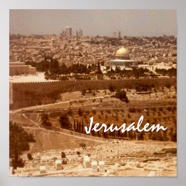 Jerusalem City of Gold Print Poster (Vorne)