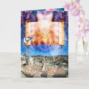 Jerusalem City WELTFRIEDEN Card Karte