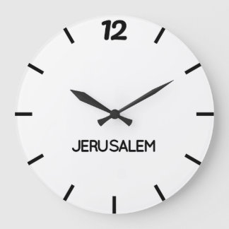 Jerusalem clock große wanduhr