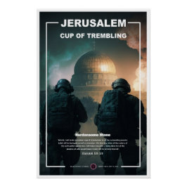 Jerusalem - Cup of zitternd Poster