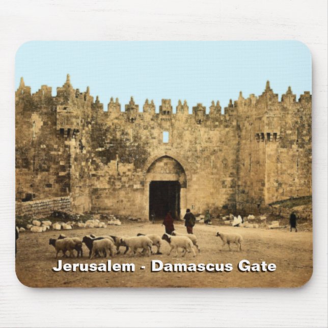 Jerusalem - Damaskus Gate Mousepad (Vorne)