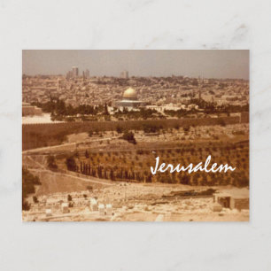 Jerusalem der Gold Postkarten